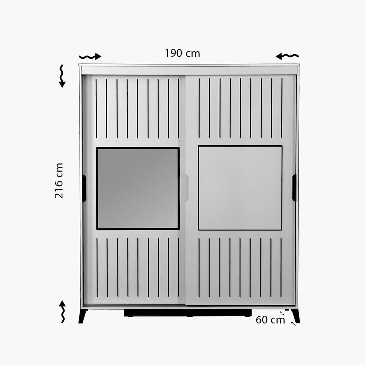 Actual product image Hanah Home Aydin (190 x 60 x 216 cm)