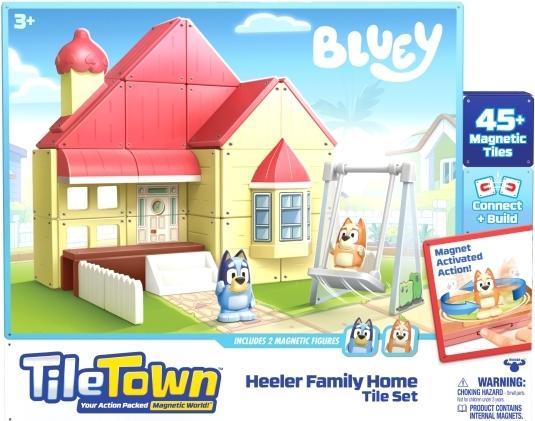Actual product image Konjac Sponge Tile Town - Bluey Heeler House (90304)