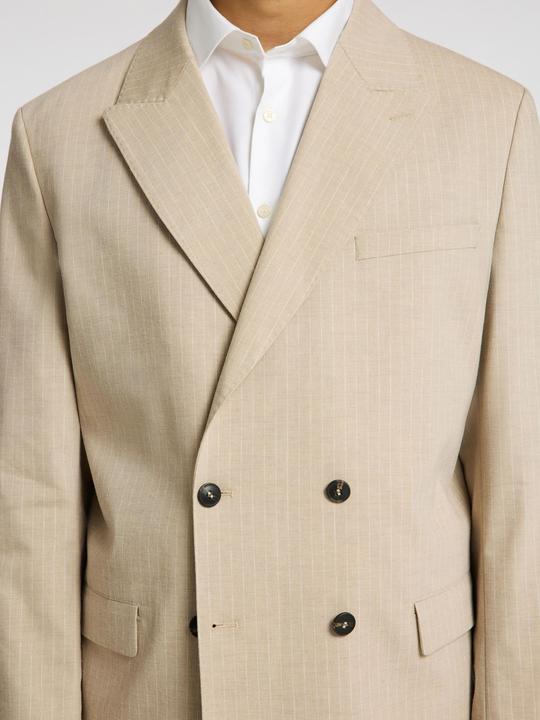 Immagine prodotto Selected Homme Blazer doppiopetto gessato dal taglio rilassato (52)