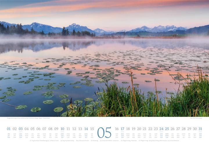 Produktbild Harmonie Kalender 2026 (45 x 33 cm, Harter Einband, Deutsch, Französisch, Englisch)