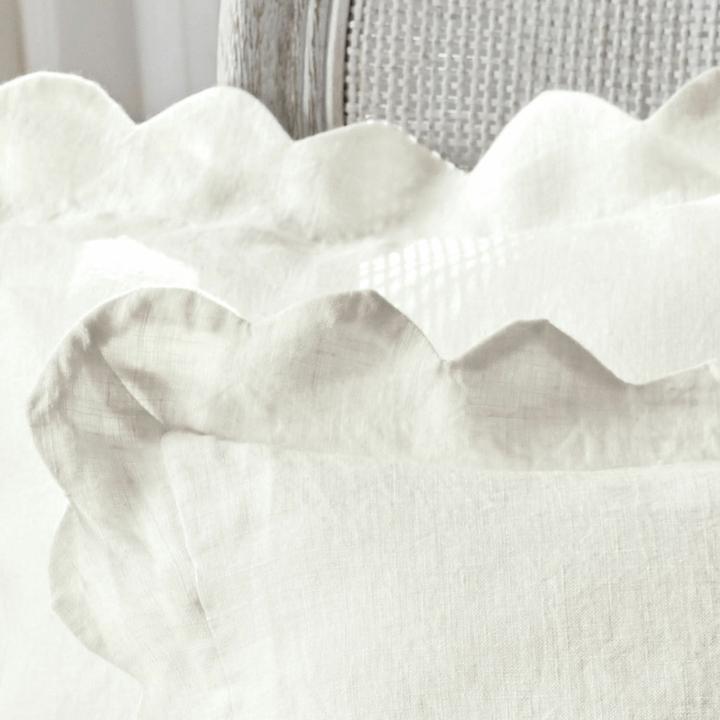 Produktbild Loberon Kissenhülle 2er Set Fontienne weiss (40 x 40 cm)