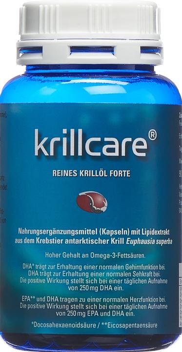 Image du produit Krillcare Huile de Krill 500 mg NKO90 (90 pièce(s), Capsules, 90 g)