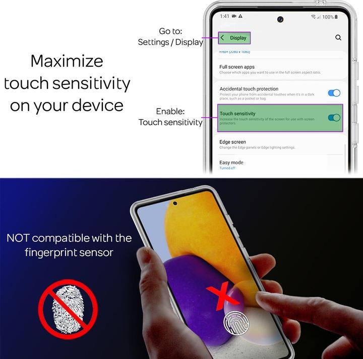 Produktbild Nalia 360 Grad Handyhülle (Samsung Galaxy A72)