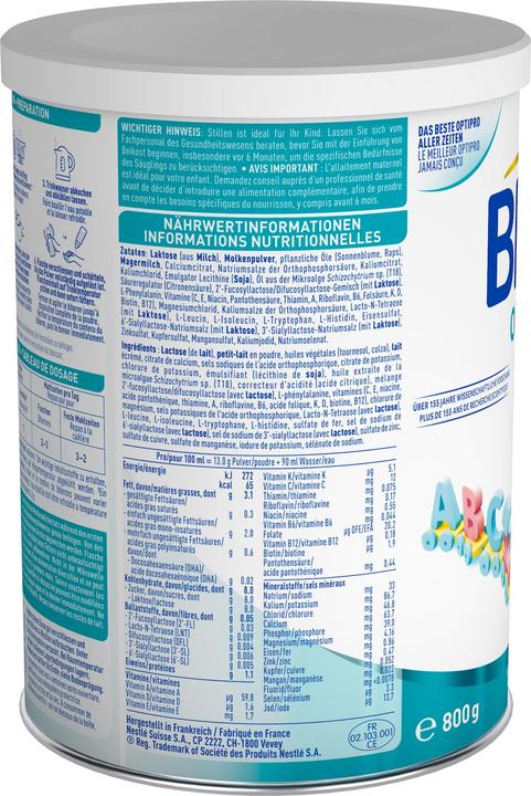 Nährwerte und Zutaten Beba Optipro Junior 18+ (2400 g, ab 18 Monaten)