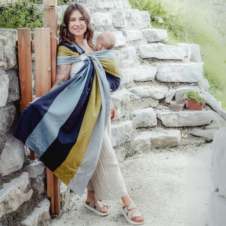 Image du produit Hoppediz Babytragetuch gewebter Ring-Sling (2 m)