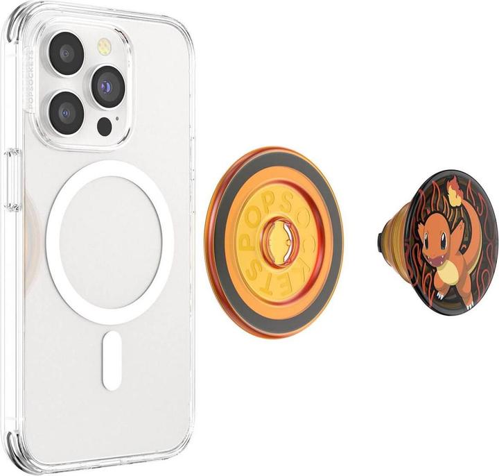 Actual product image PopSockets PopGrip MagSafe Round Charmander Flame