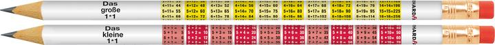 EberhardFaber Bleistift rund mit Gummitip 1x1 (B, 1 x)