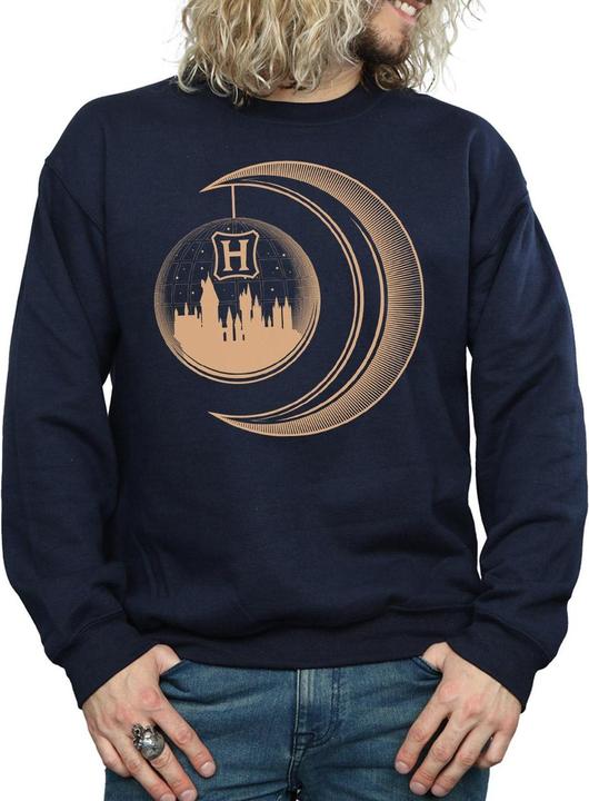 Actual product image Mens Hogwarts Moon Sweatshirt (M)