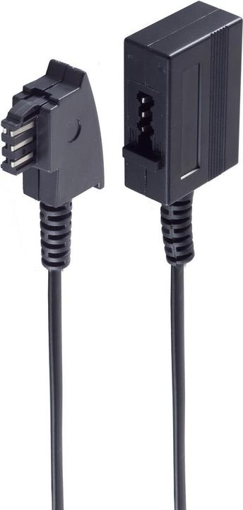 Image du produit Shiverpeaks ®-BASIC-S--Rallonge téléphonique, TAE F mâle sur TAE F femelle, 15m