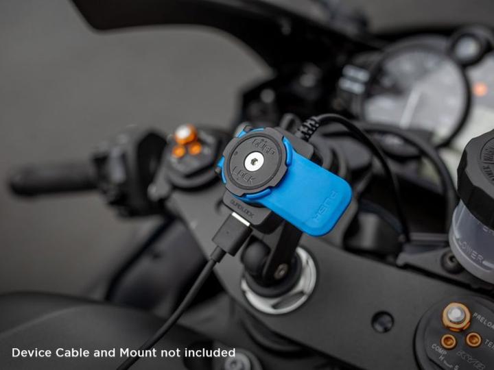 Actual product image Quad Lock Motorcycle USB Charger