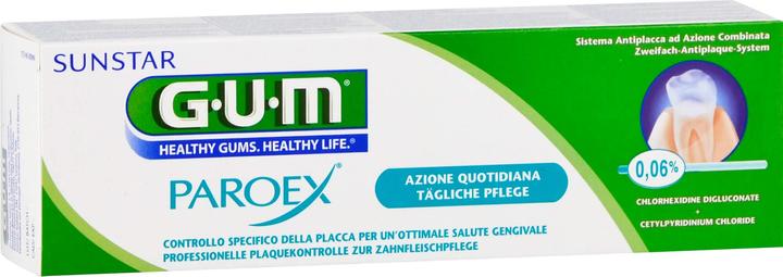 Produktbild GUM SUNSTAR PAROEX Zahnpasta 0.06 % chlorhexidine (75 ml)