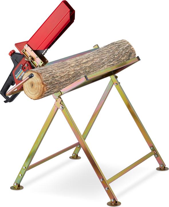 Productafbeelding Relaxdays Zaagbok Kettingzaag Houder (88 cm, 73 cm)