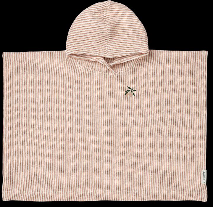 Produktbild Liewood Kinder Bade Poncho Paco gestreift Tuscany Rose