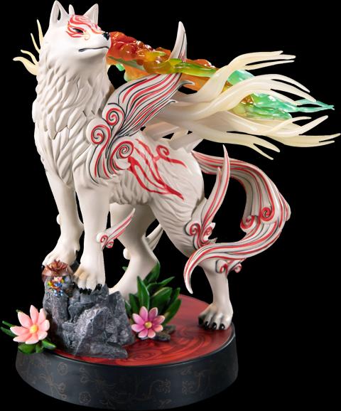 Actual product image First 4 Figures Okami PVC Statue Shiranui (Standard Pose)