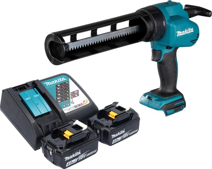 Immagine prodotto Makita DCG 180 RM pistola a cartuccia a batteria 18 V + 2x batteria 4,0 Ah + caricatore