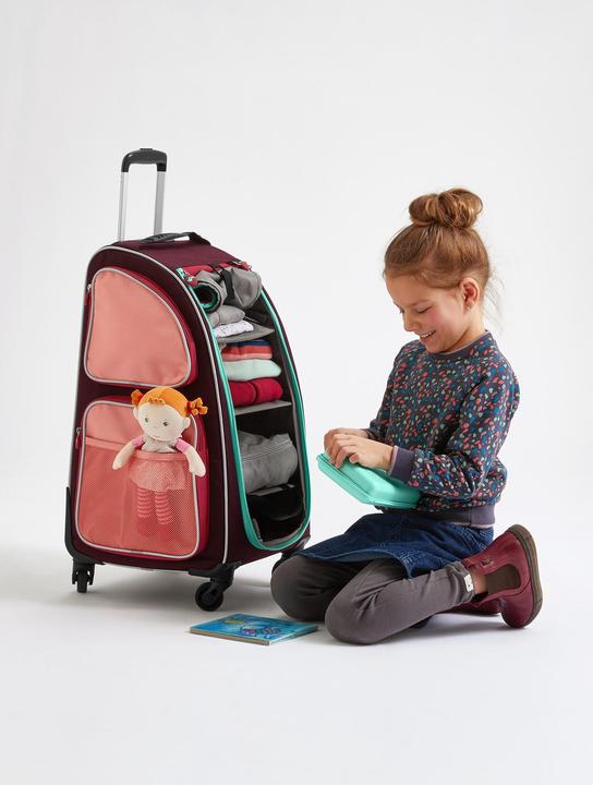Immagine prodotto Haba Kinderkoffer Schranktrolley mit Trolleytasche (Bagaglio a mano (fino a 50 litri))