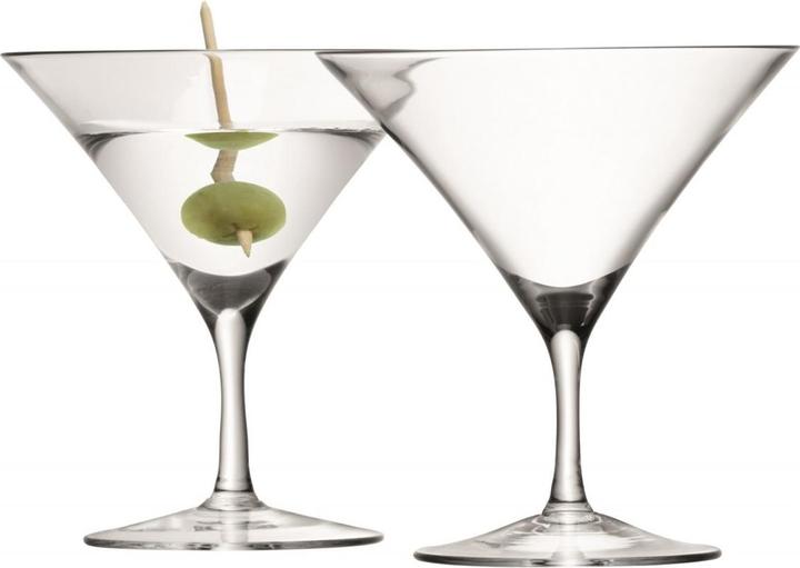 Image du produit LSA Lot de 2 verres à Martini de bar 180ml transparents (1.80 dl, 2 x, Verres à Martini)