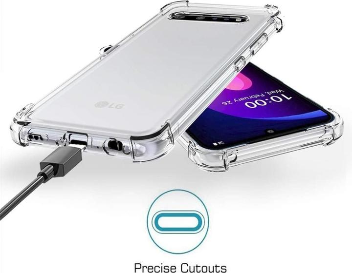 Actual product image Screenguard LG V60 ThinQ 5G Crystal Soft Airbag Bumper (LG V60 ThinQ 5G)