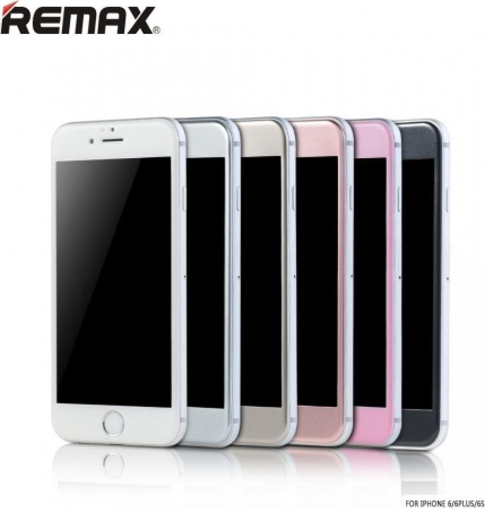 Immagine prodotto Remax iVisor Vetro protettivo temperato per iPhone 6/6S con cornice in alluminio (1 Pezzo/i, Apple iPhone 6)