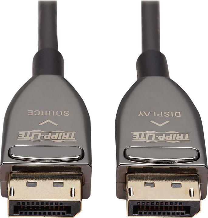 Eaton DisplayPort Active Optical Cable AOC 8K 60 Hz M/M CL3 Rated Latching Connectors Blac (30 m, DisplayPort)