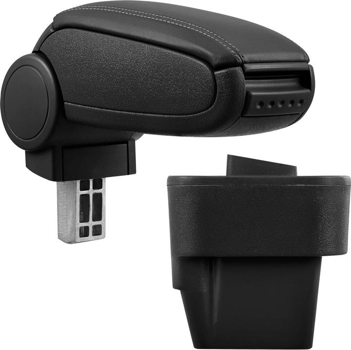 Actual product image Pro-Tec Centre armrest suitable for Opel Astra H with storage compartment imitation leather black
