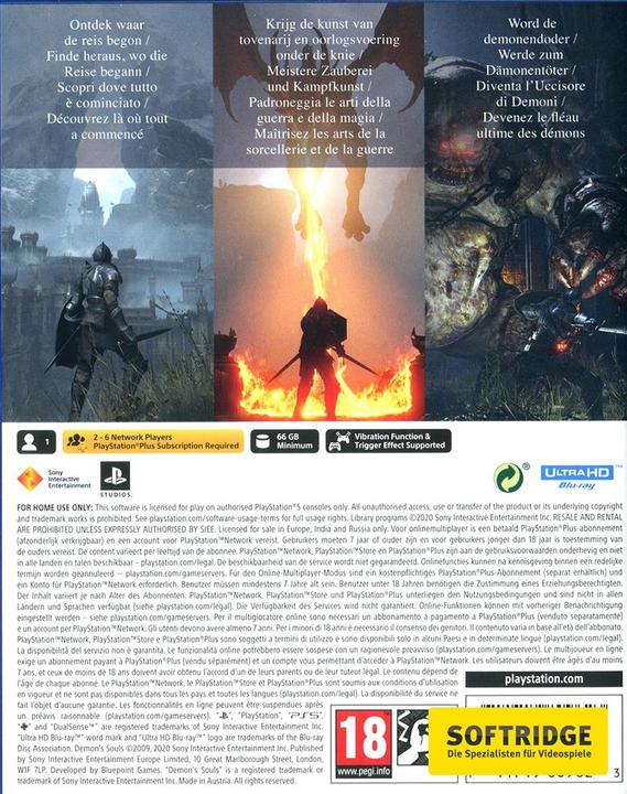 Productafbeelding Sony Demon’s Souls (PS5, DE)