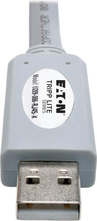 Immagine prodotto Eaton Cavo Rollover Seriale da USB-A a RJ45 M/M Compatibile Cisco 250 Kbps 6 ft. 1,83 m grigio (USB-A, 1 Porti)