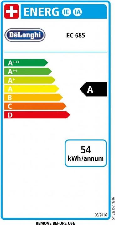 Energy Label De'Longhi Dedica