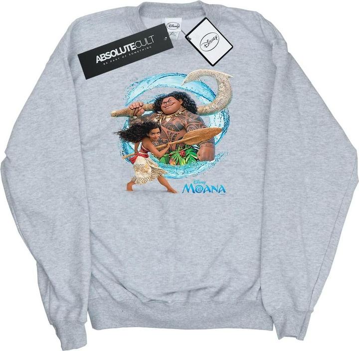 Disney Moana And Maui Wave Sweatshirt (S)
