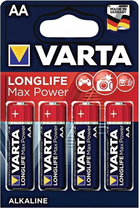 Actual product image Varta LONGLIFE Max Power (4 pcs., AA, 2980 mAh)