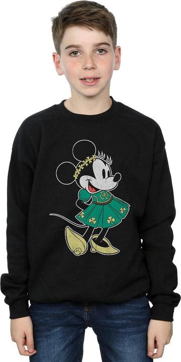 Actual product image Disney Boys Minnie Mouse St Patrick's Day Costume Sweatshirt (152, 158)