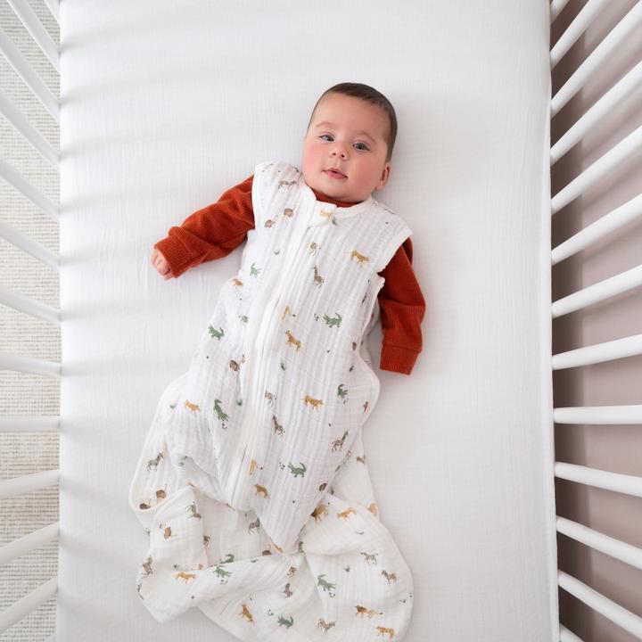 Image du produit aden + anais light sleeping bag 1.0 TOG organic cotton muslin (68 cm)
