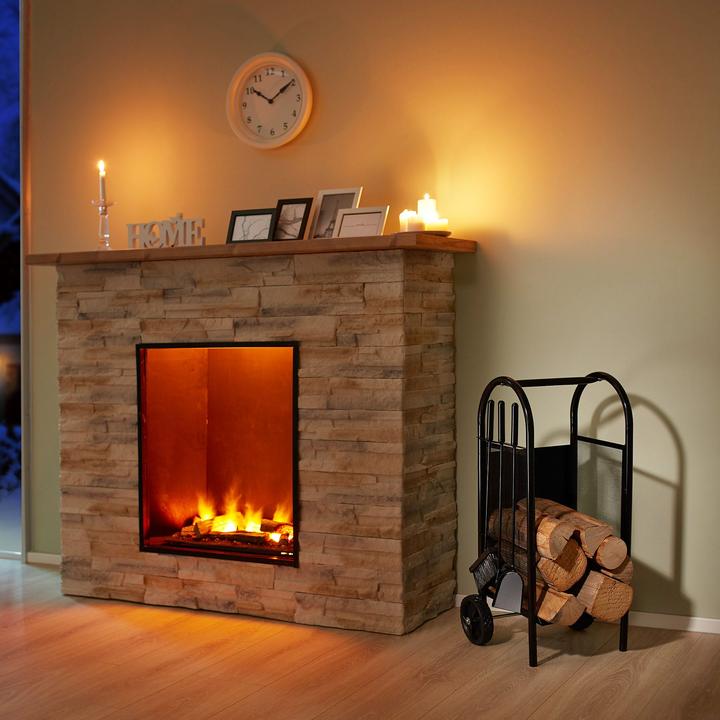 Actual product image tectake Firewood trolley