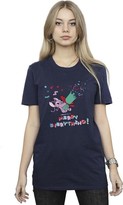 Produktbild Disney Lilo And Stitch Angel Merry Everything TShirt (M)