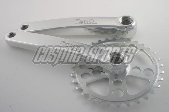 Actual product image White Industries ENO crank, 175mm, 68/73mm, square, polished silver (175 mm)