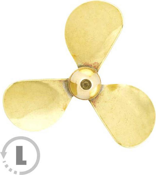 Actual product image Krick ship's propeller brass 3-blade 45