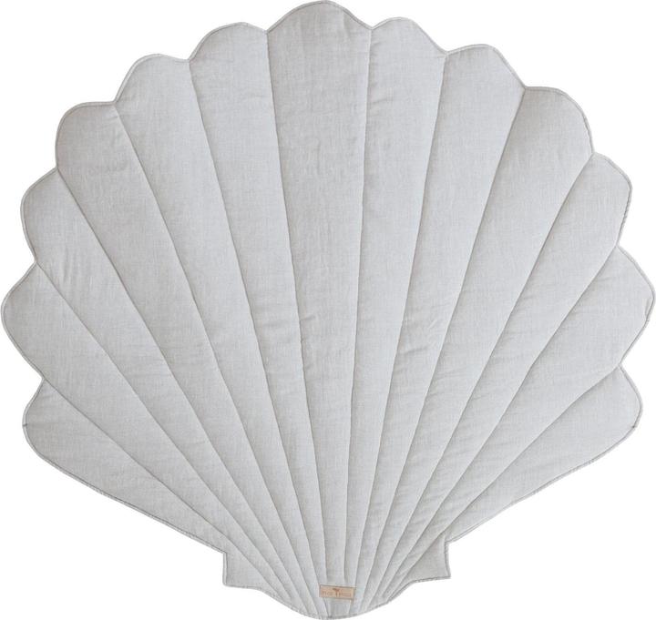 Actual product image Moi Mili Leinenmatte Krabbeldecke Muschel Sand