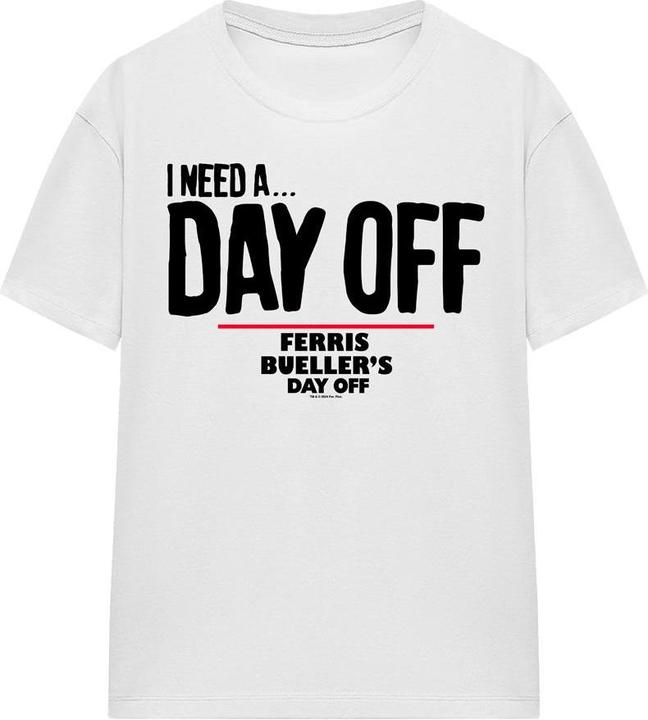 Image du produit Ferris Bueller´s Day Off Ferris Bueller's Day Off - T-shirt FERRIS BUELLER NEEDS A DAY OFF - Adulte (S)