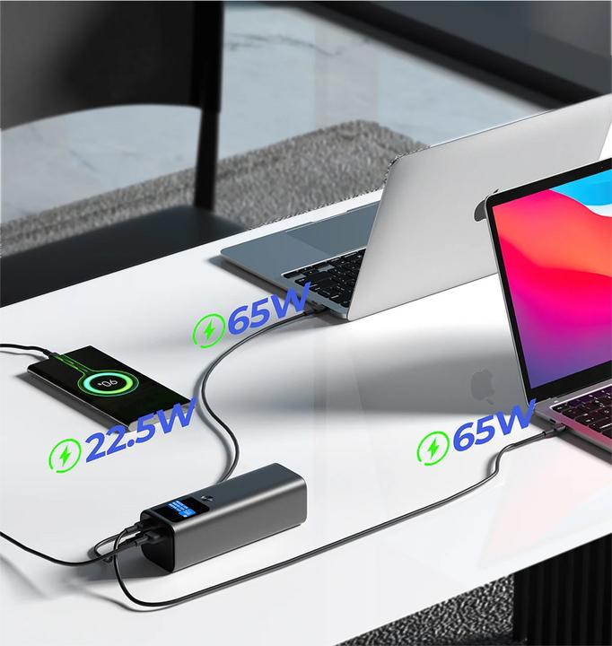 Actual product image Aukey Sprint X (27600 mAh, 140 W, 99.36 Wh)