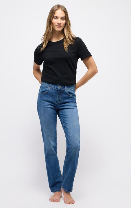 Image du produit Angels Dolly Jeans Sportiv Denim Straight Fit Mid Blue Used (W26/L30)