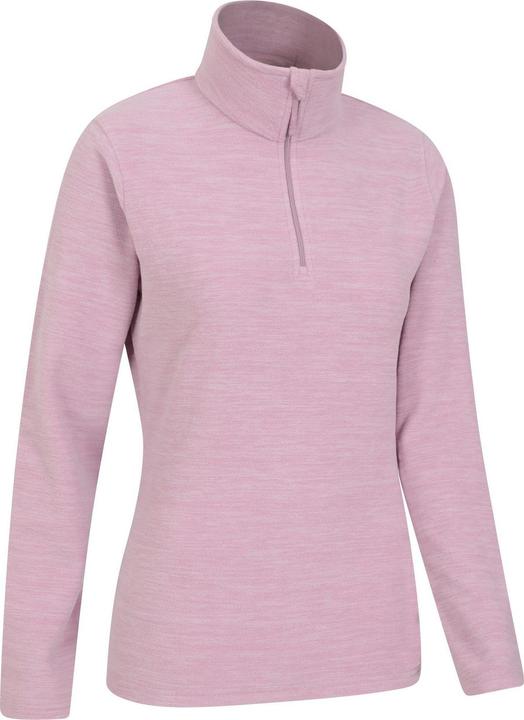 Actual product image Mountain Warehouse Womens/Ladies Snowdon Melange Fleece Top (38 D)