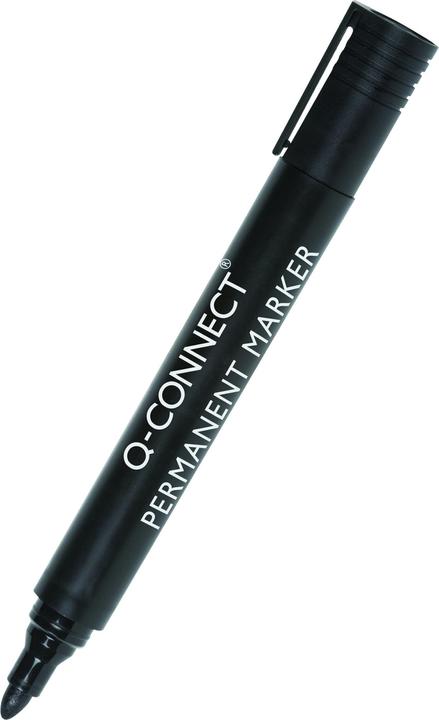 Produktbild Q-Connect Permanent Marker mit Rundspitze (Black, 2 mm, 1 x)