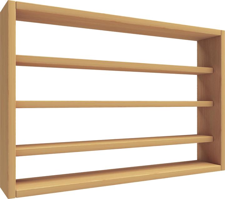 Image du produit VCM Étagère murale en bois Vitrine murale Étagère Osado M (60 x 10 x 40 cm)