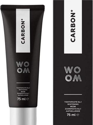 Woom Brand Carbon+ Toothpaste No.1 Whitening -ack Whitening Toothpaste (75 ml)