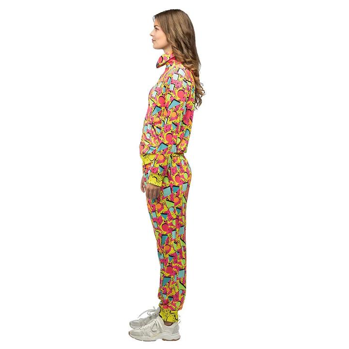 Immagine prodotto Boland 80er Neon Pop Art Trainingsanzug Frau UV (S, M, L, XL, XXL)
