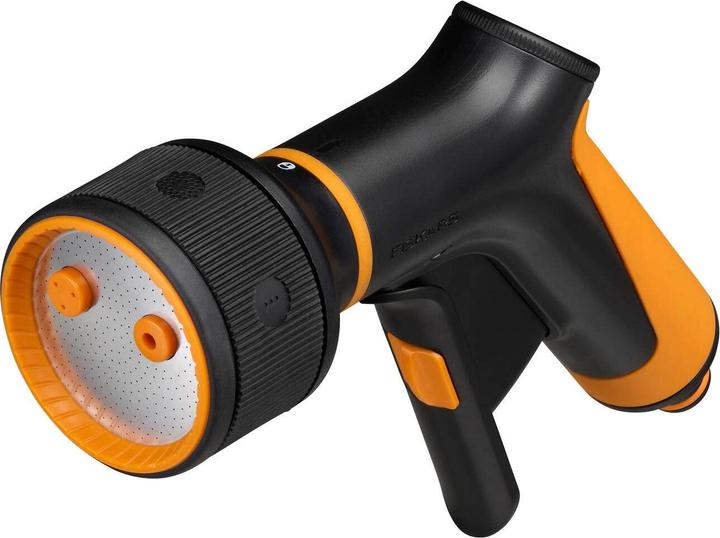 Fiskars Spuitpistool, 3 functies, Traploos debiet, Met frontbediening en aan/uit schakelaar, Met