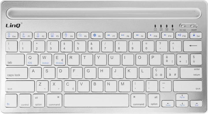 Produktbild LinQ BK933 QWERTY-Tastatur (Eng. Int., Kabellos)