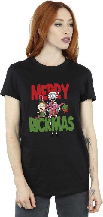 Immagine prodotto Rick And Morty Merry Rickmas Maglietta Ampia Donna (XL)