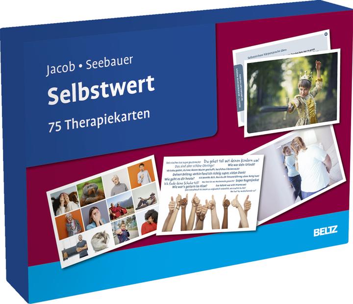 Actual product image Selbstwert, 75 Therapiekarten (German, Gitta Jacob, Laura Seebauer, 2020)