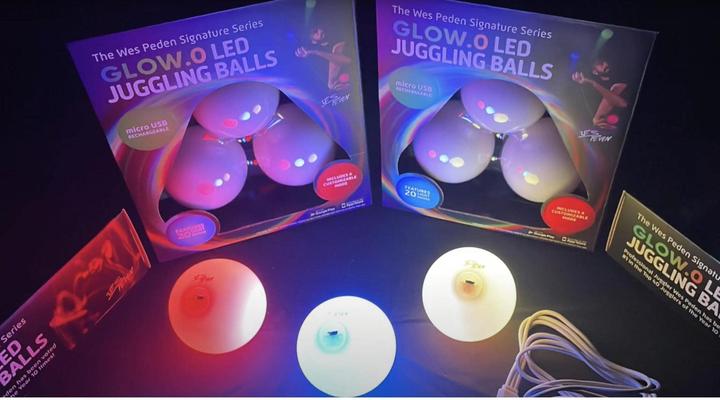 Image du produit Spin Balls Set de 3 balles de jonglage avec LED